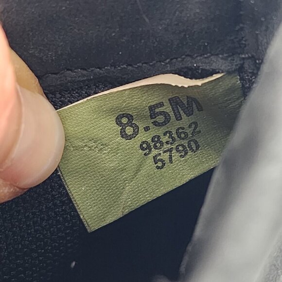 TIMBERLAND Baychester Black Nubuck Square Toe Heel Side Zip Ankle Boot - Picture 8 of 9